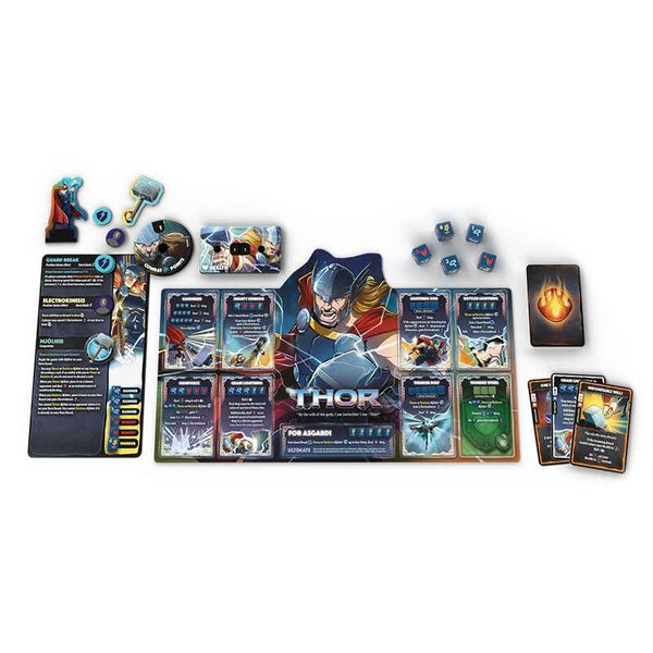 Image of Marvel Dice Throne 4-Hero Box (Scarlet Witch, Thor, Loki, Miles Morales)