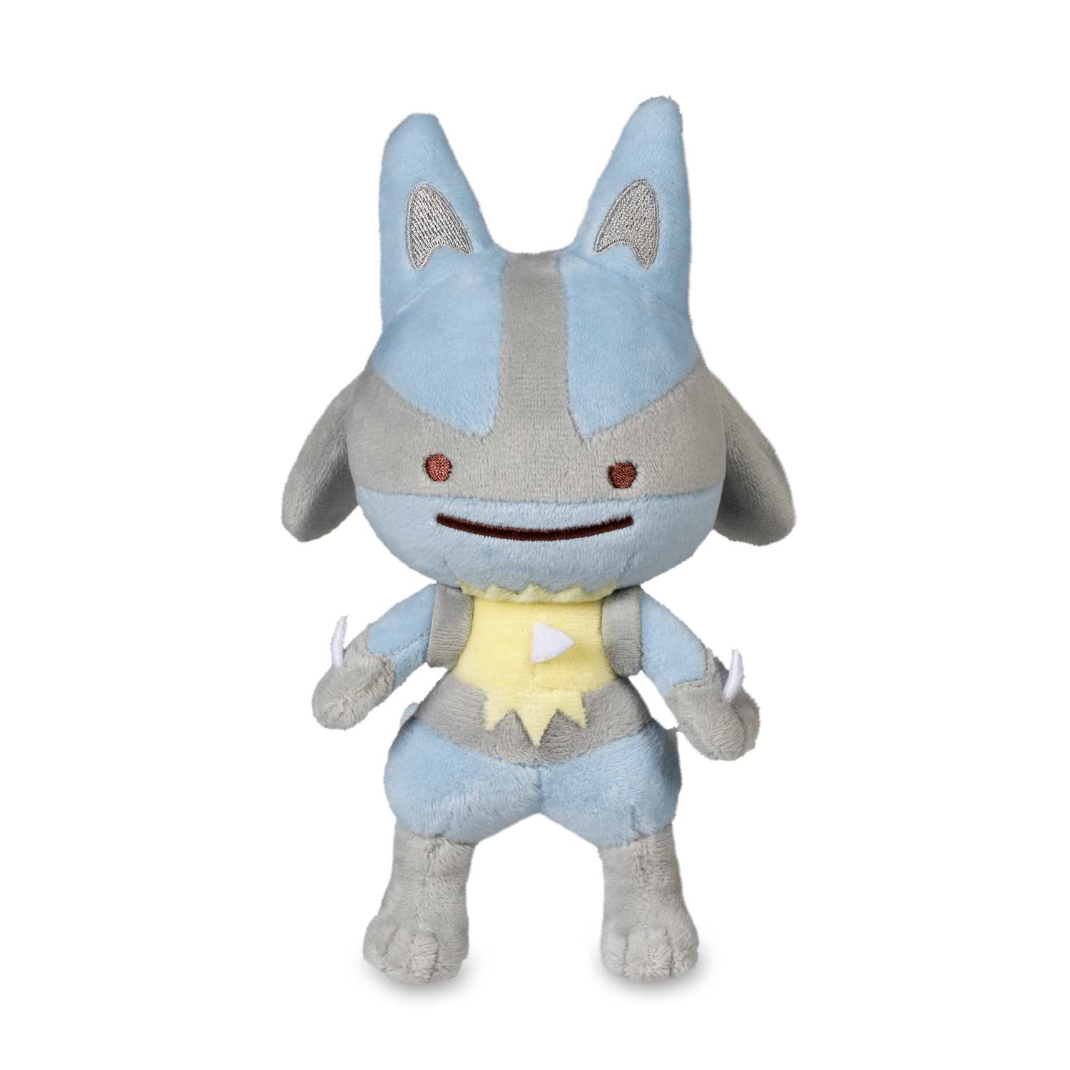 Image of Ditto As Lucario Plush - 8 In.