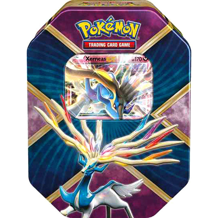 Image of 2016 Collectors Tin Set - Shiny Kalos Tin - XERNEAS EX