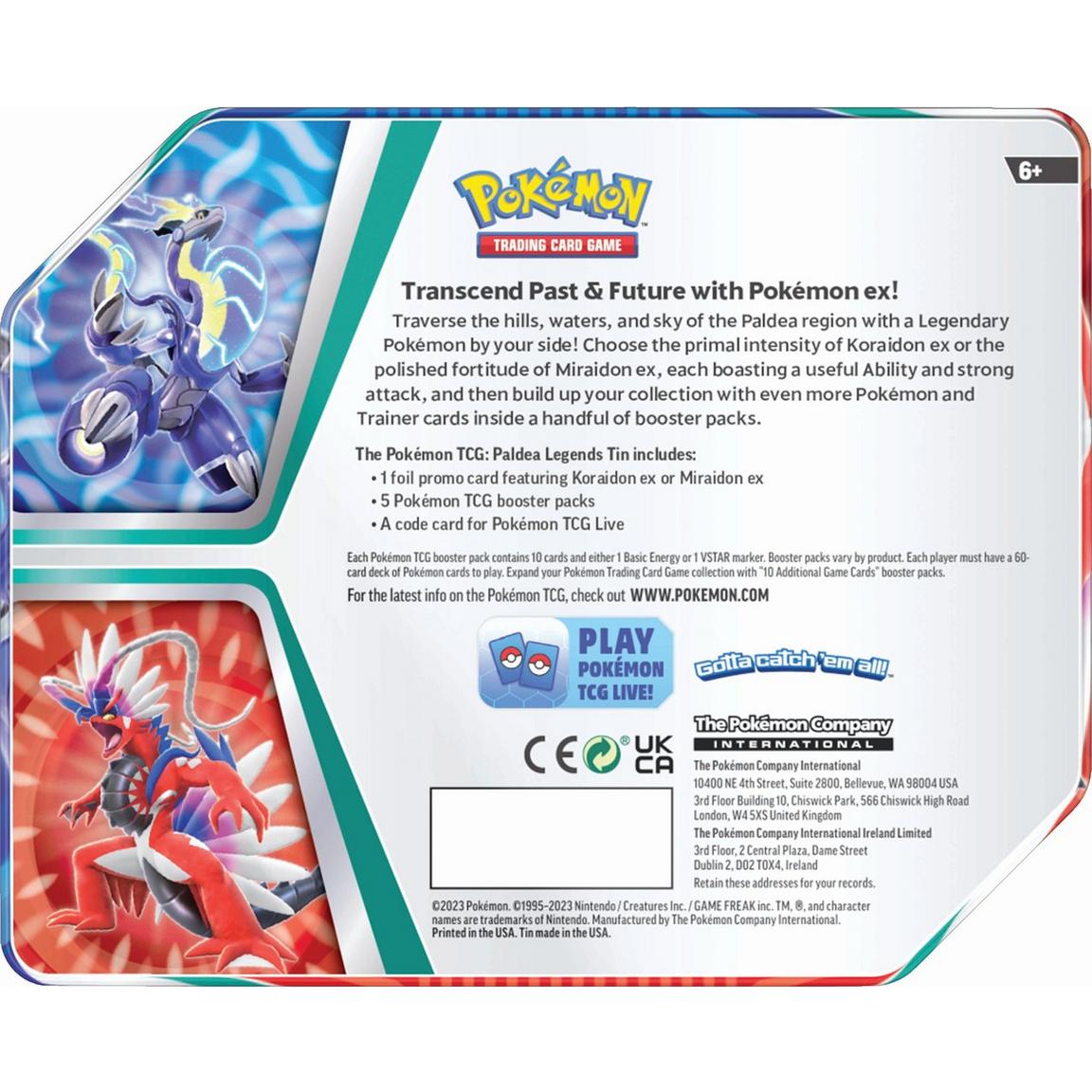 Image of Paldea Legends Tins