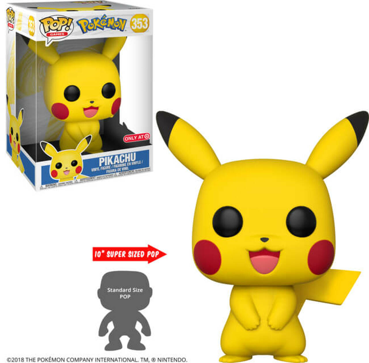 Image of Pikachu (Target Exclusive) (10 Inch) (Pokémon) #353