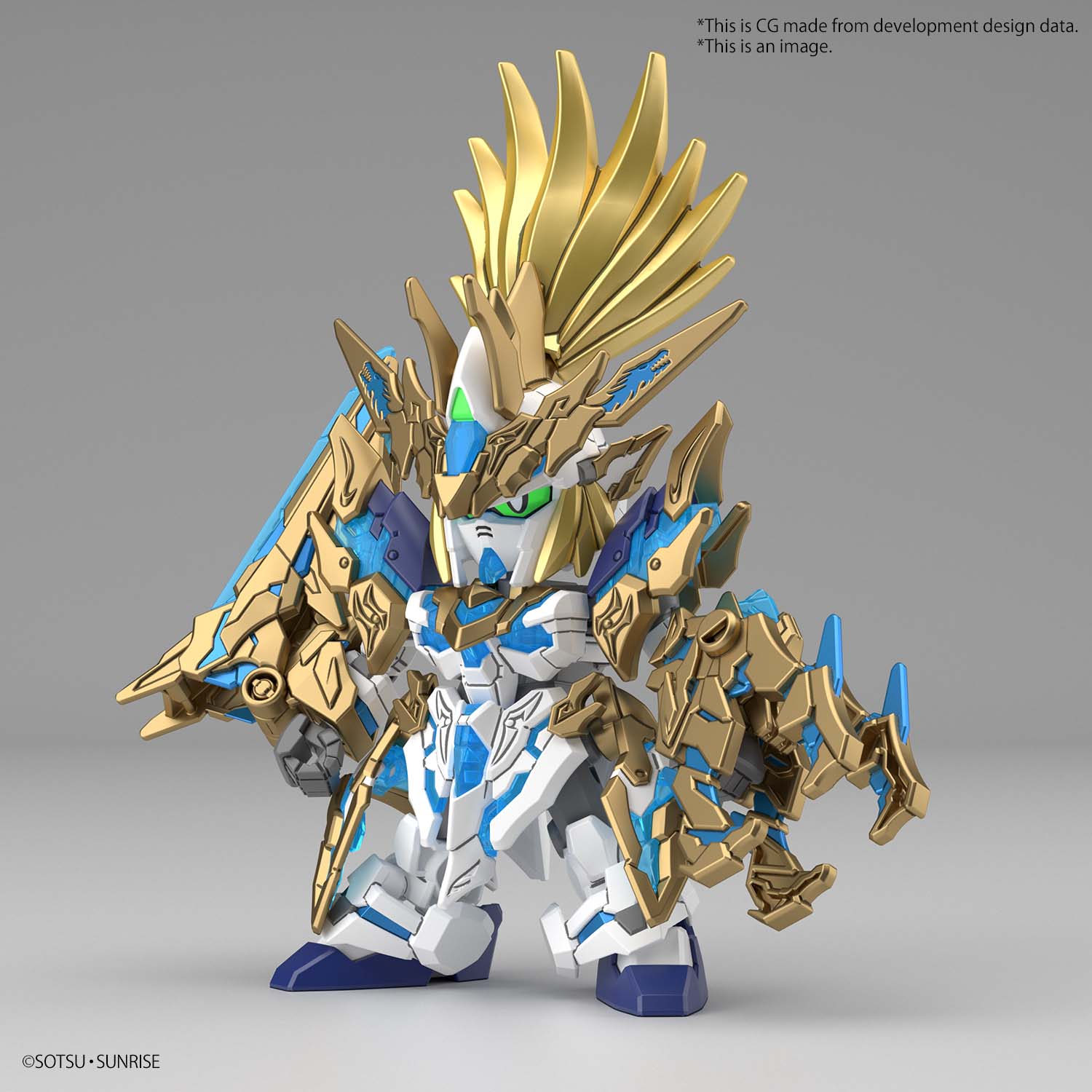 Image of SDW HEROES LONG ZUN LIU BEI UNICORN Gundam Figure