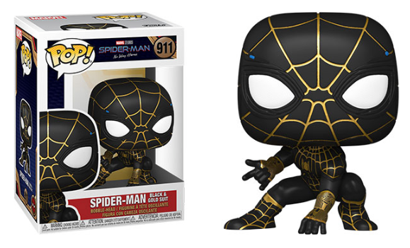 Image of Spider-Man Black & Gold Suit (Spider-Man No Way Home) #911