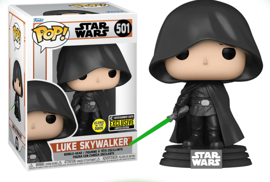 Image of Luke Skywalker (Entertainment Earth) (Glow) #501 (Star Wars)
