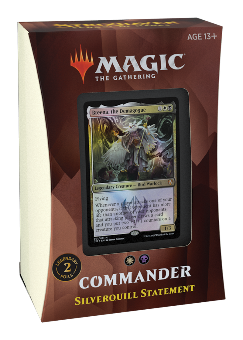 Strixhaven: School of Mages Commander 2021 Decks