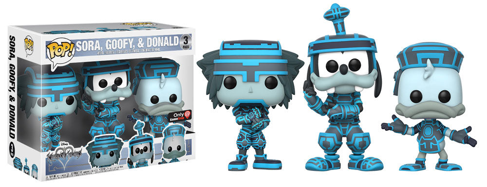 Image of Sora, Goofy, & Donald (Kingdom Hearts) (GameStop Exclusive)(3 Pack)