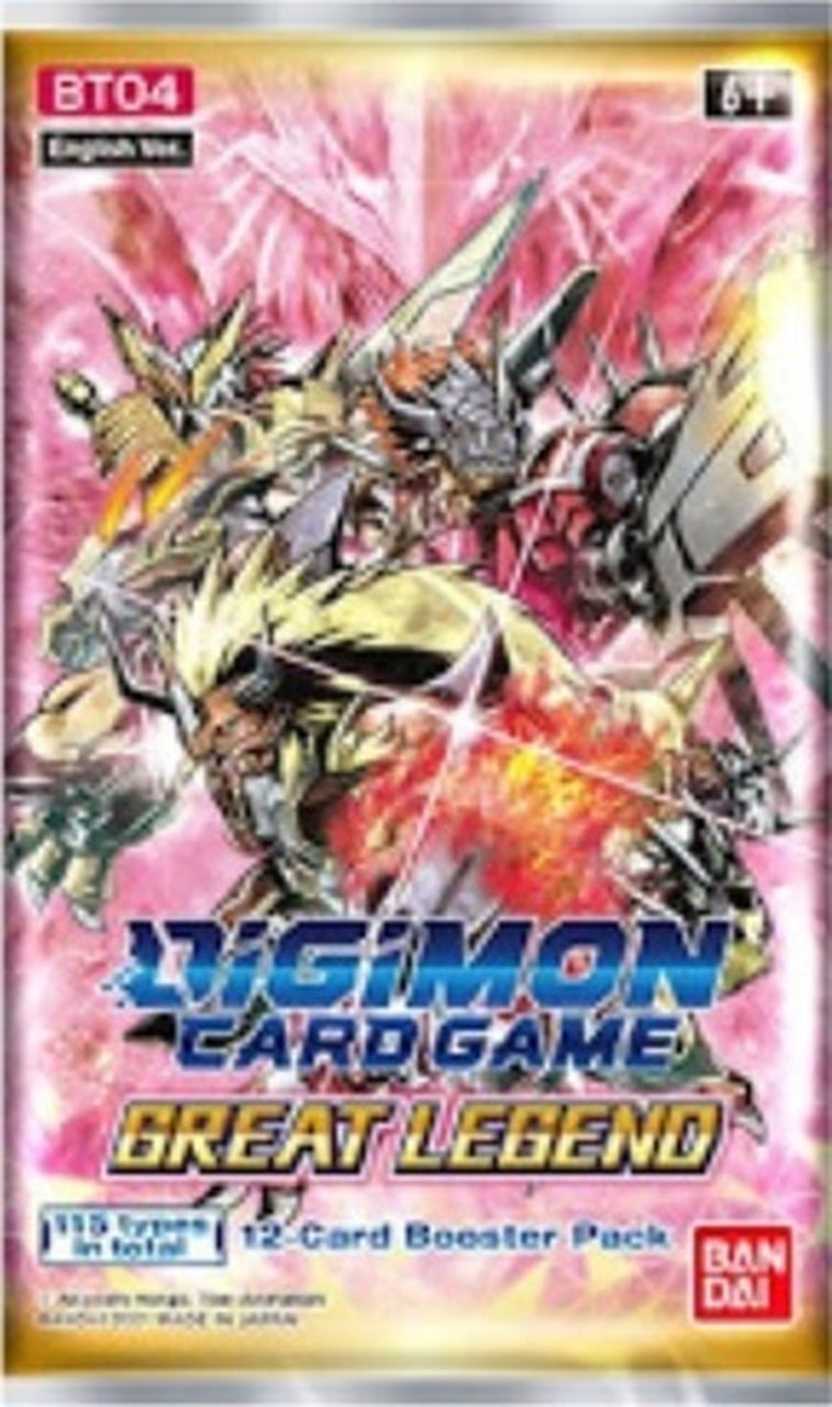 Image of GREAT LEGEND BOOSTER PACK - DIGIMON CARD GAME