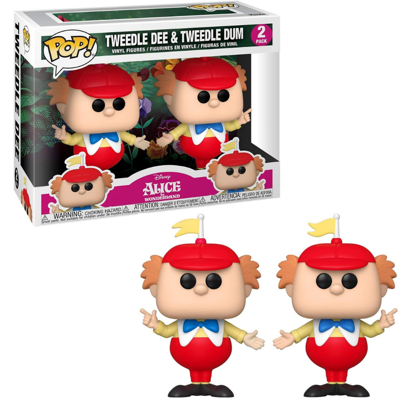 Image of Tweedle Dee & Tweedle Dum (Disney Alice in Wonderland) (2 Pack)