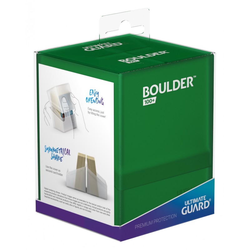 Image of Light Green (Emereld) Ultimate Guard Boulder 100+ Deckbox