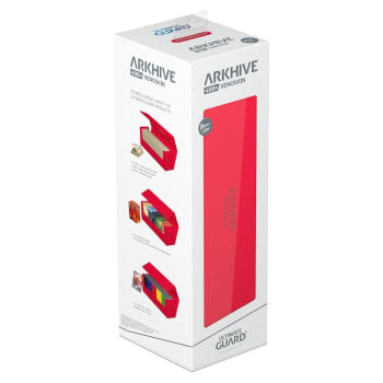 Image of Arkhive Ultimate Guard Red 400+ Mono Color Deckbox
