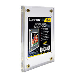 Image of Ultra Pro 3x5 Lucite Brik Screwdown 35pt (UV Protection)