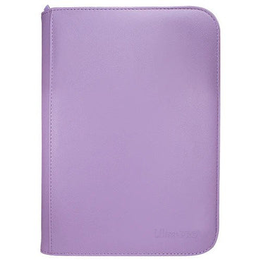 Purple Pro Vivid 4 Pocket Zippered Binder