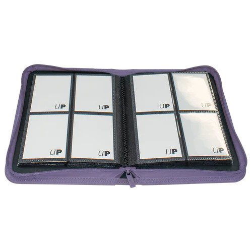 Image of Purple Pro Vivid 4 Pocket Zippered Binder