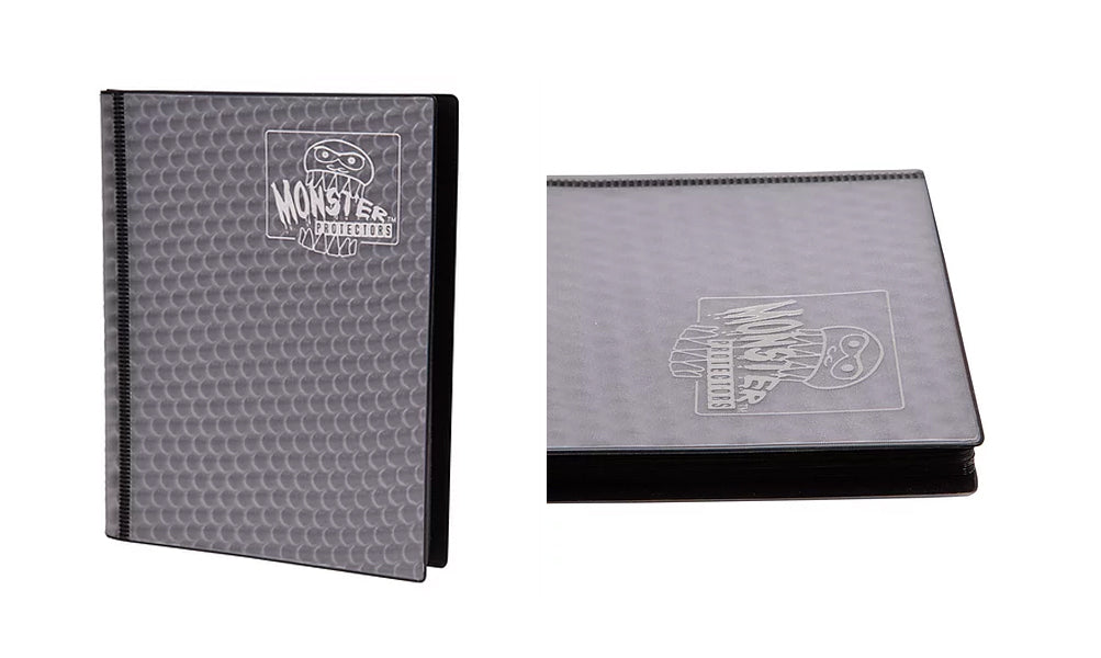 Image of Black Holofoil Portfolio - Monster 4 Pocket Portfolio