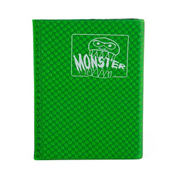 Green Holofoil Portfolio - Monster 4 Pocket Portfolio