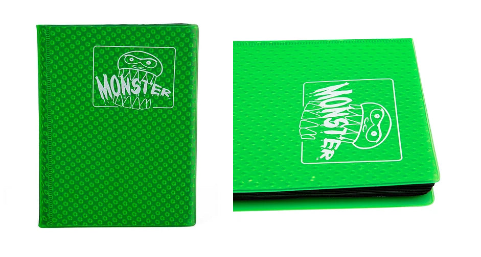 Image of Green Holofoil Portfolio - Monster 4 Pocket Portfolio