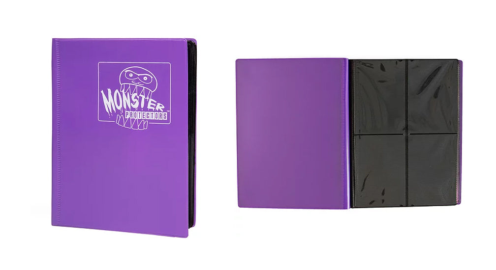 Image of Purple Matte - Monster 4 Pocket Portfolio