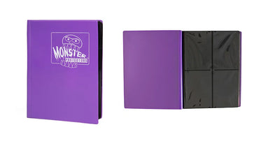 Purple Matte - Monster 4 Pocket Portfolio