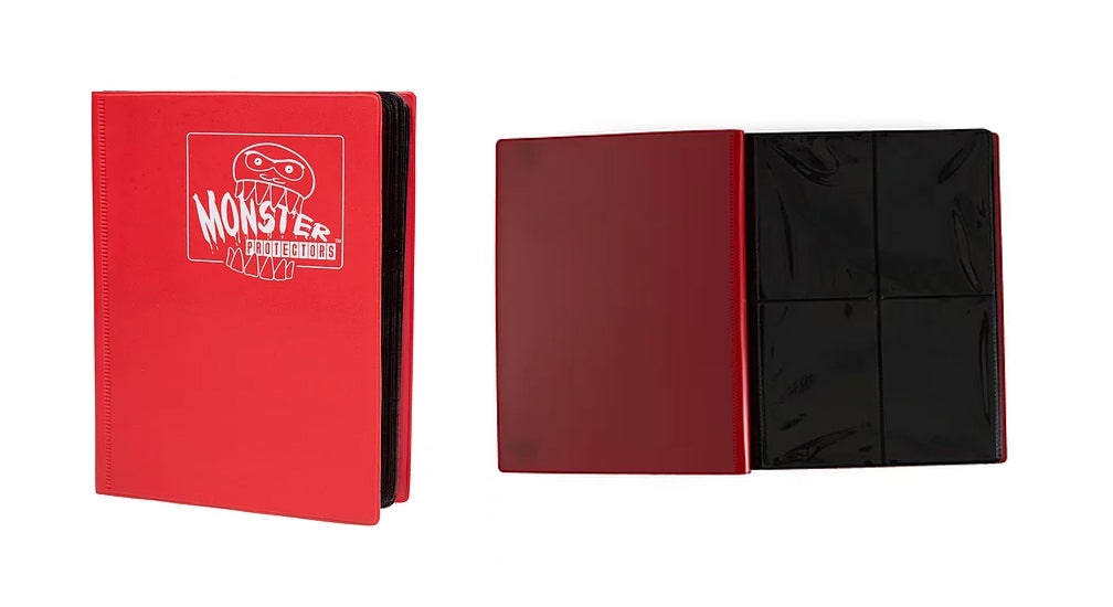 Image of Red Matte - Monster 4 Pocket Portfolio