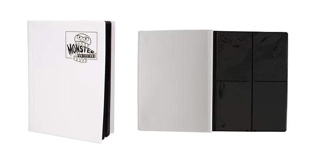 Image of White Matte - Monster 4 Pocket Portfolio