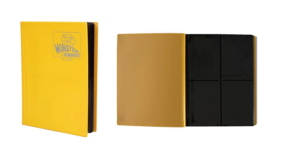Image of Yellow Matte - Monster 4 Pocket Portfolio