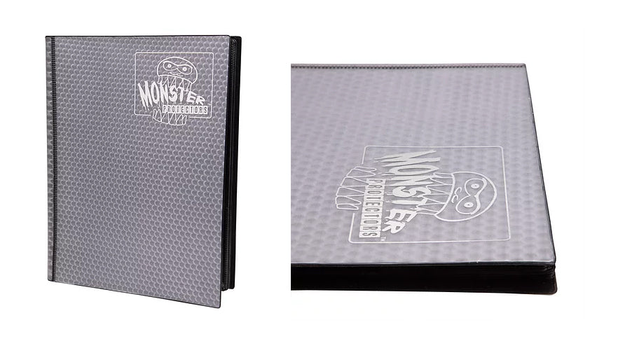 Image of Opaque Black Holofoil Portfolio - Monster 9 Pocket Portfolio