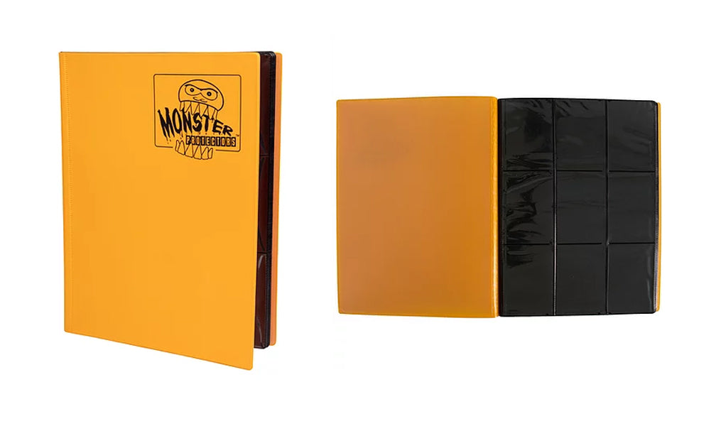 Image of Sunflower Orange Matte - Monster 9 Pocket Portfolio