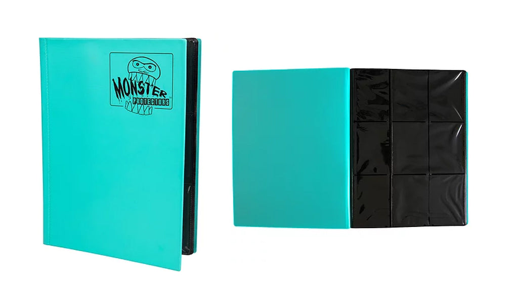Image of Teal Matte - Monster 9 Pocket Portfolio