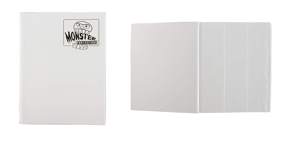 Image of White with White Pages - Monster 9 Pocket Portfolio