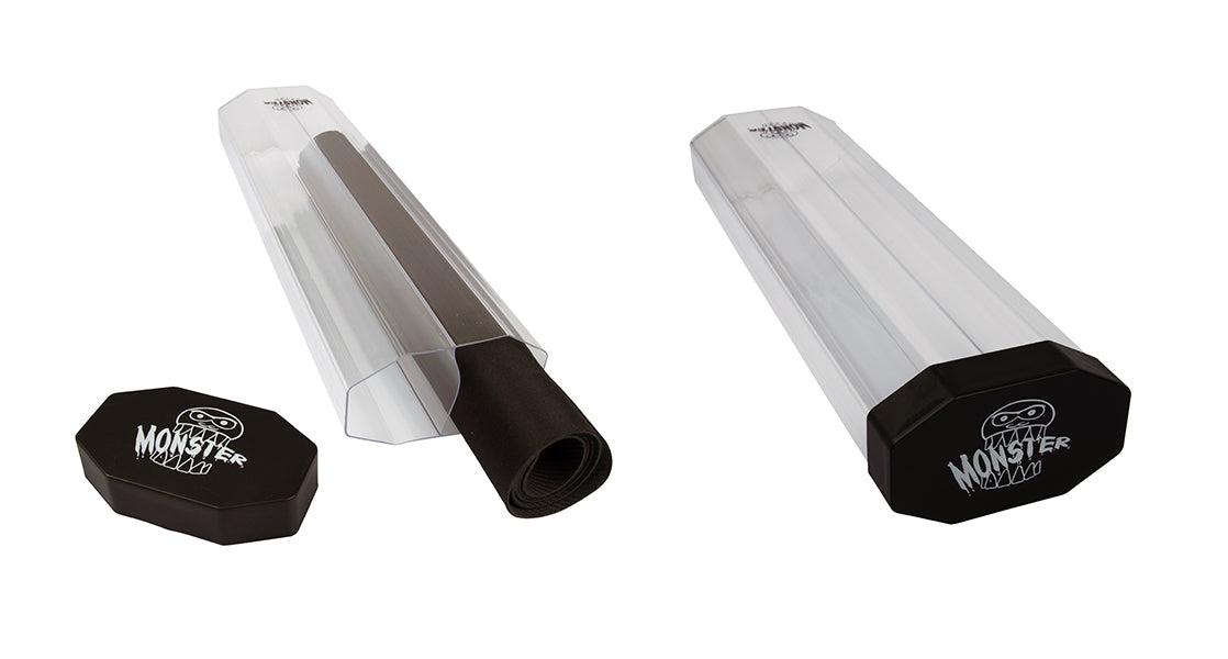 Image of Prism Black Dual Monster Playmat Tube