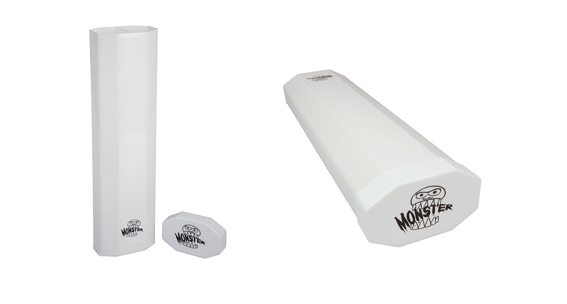 Image of Prism White Dual Monster Playmat Tube