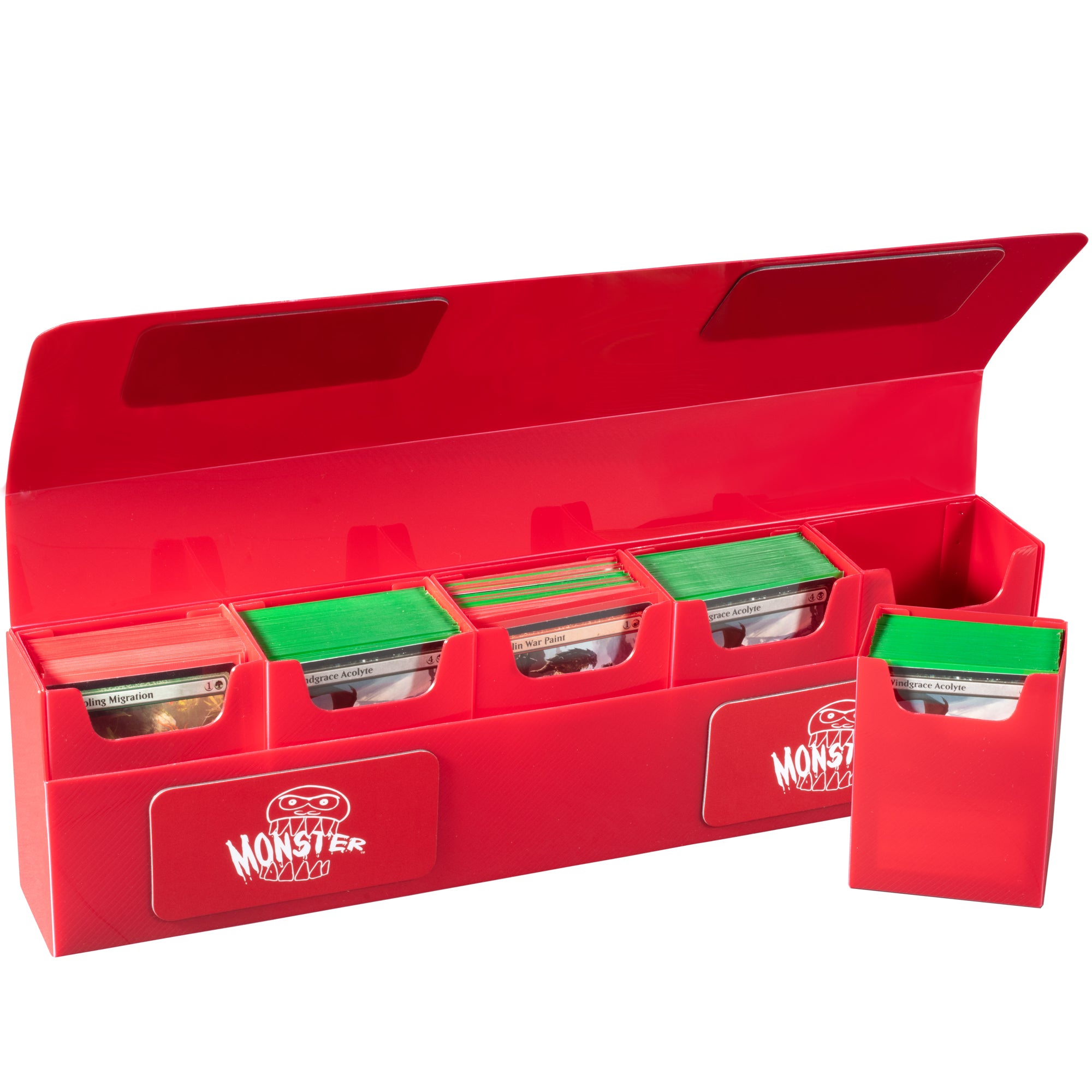Image of Red Matte Hydra Monster Deck Box