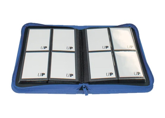Image of Blue Pro Vivid 4 Pocket Zippered Binder
