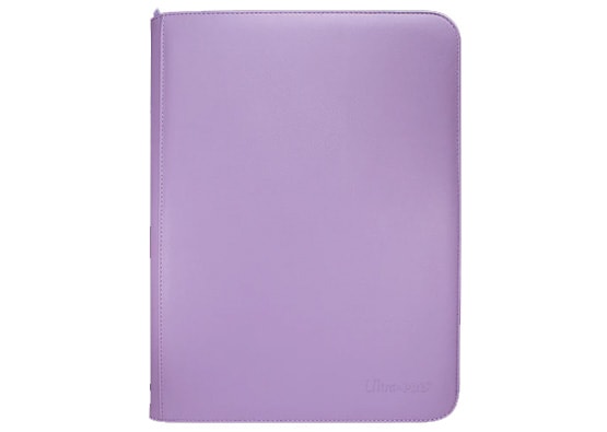 Image of Purple Pro Vivid 9 Pocket Zippered Binder