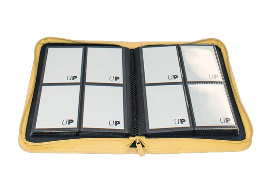 Image of Yellow Pro Vivid 4 Pocket Zippered Binder