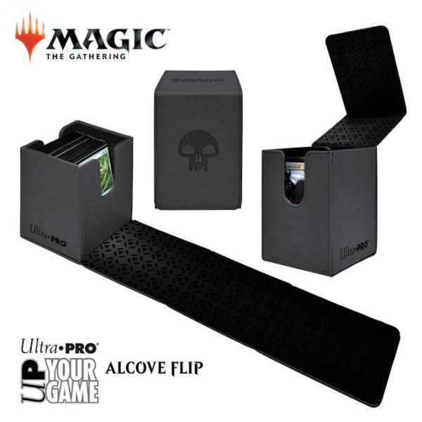 Image of MTG Alcove Flip Deckbox Swamp - Black
