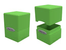 Lime Green Satin Cube Deck Box 100+