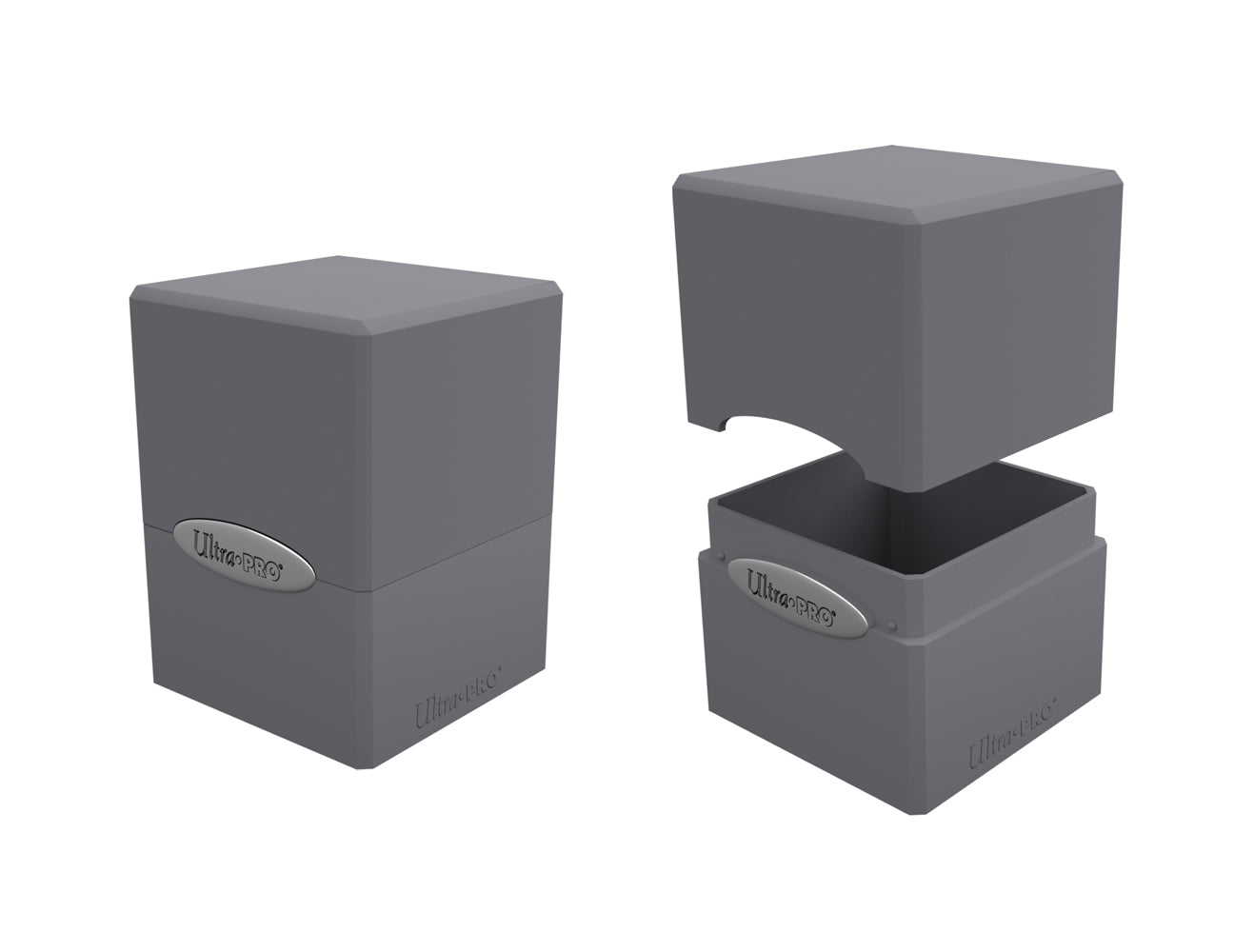 Image of Smoke Grey Satin Cube Deck Box 100+