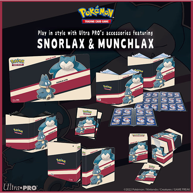 Image of Snorlax/Munchlax Pokemon 9 Pocket Pro Binder