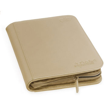 Sand Xenoskin Zipfolio 4 Pocket - Ultimate Guard