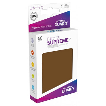 Ultimate Guard SUPREME - Brown (Japanese)  [60 ct]