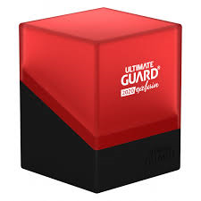 Image of Black/Red Ultimate Guard Boulder 100+ Deckbox