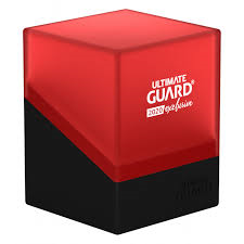 Black/Red Ultimate Guard Boulder 100+ Deckbox