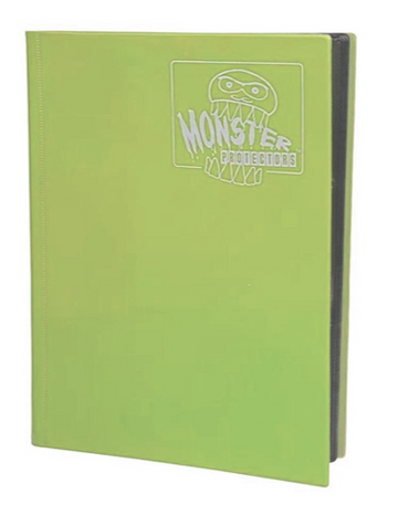Lime Green Matte - Monster 9 Pocket Portfolio