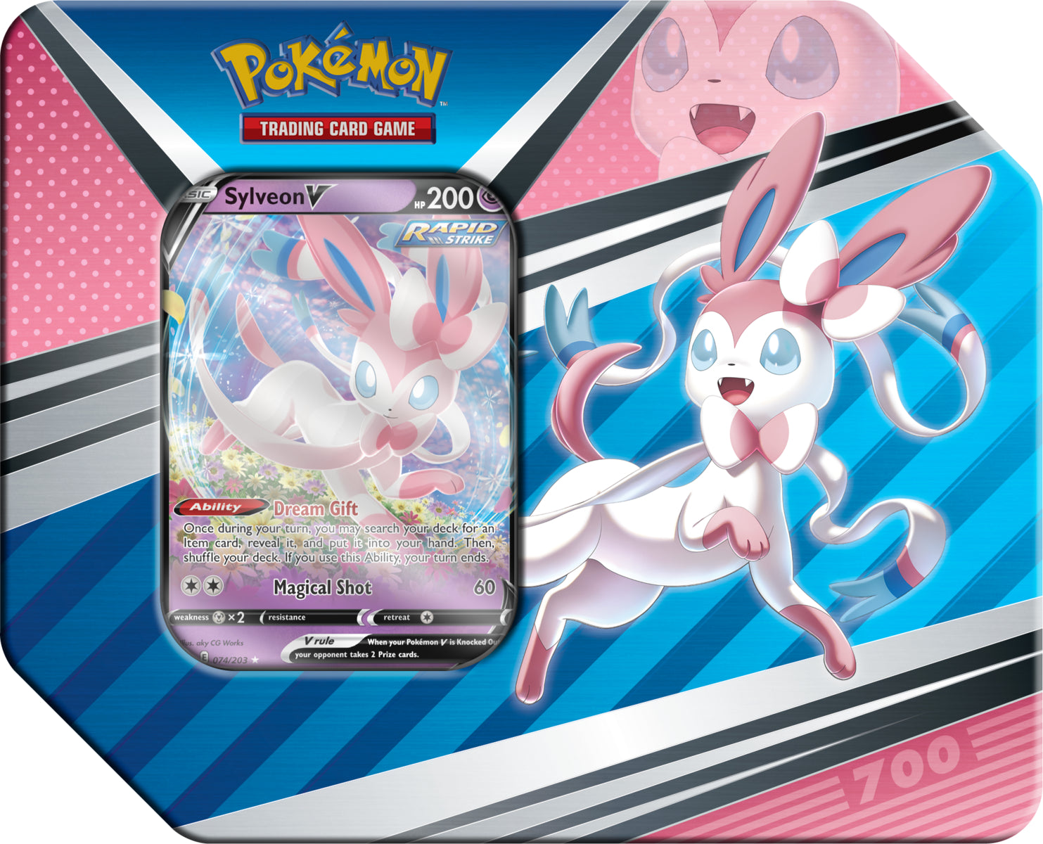 Image of V Heroes Tin: Sylveon V