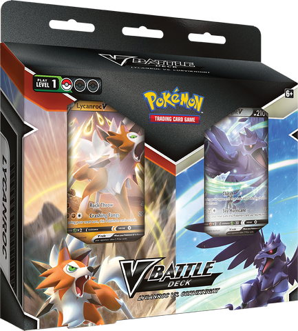 V BATTLE DECK Lycanroc vs Corviknight