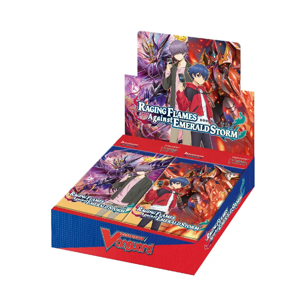 Image of Raging flames Against Emerald Storm Booster Box (VGE-D-BT07)