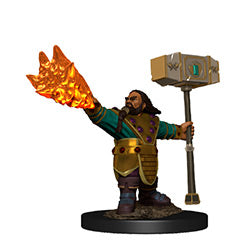 Dwarf Cleric Male Premium Miniature - Icons of the Realms