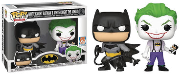 White Knight Batman & White Knight The Joker (PX Previews Exclusive)(Pop! Heroes) (2 Pack)