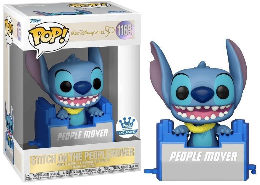 Image of Stitch on the PeopleMover (Funko Exclusive) (Walt Disney World 50) #1165